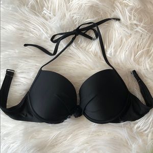 Black bathing suit top